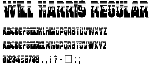 Will-Harris Regular font
